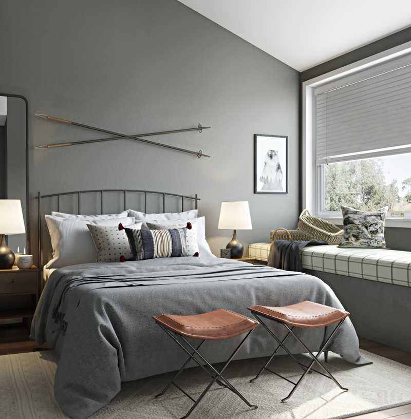Modern, Rustic Bedroom Design by Havenly Interior Designer Brenna