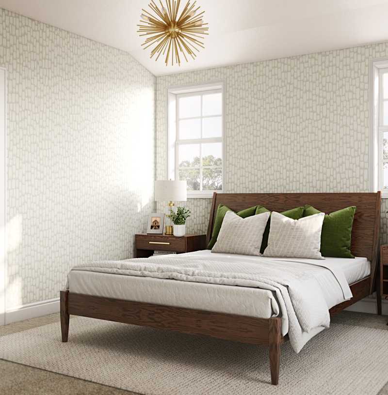 Midcentury Modern Bedroom Design by Havenly Interior Designer Taylor