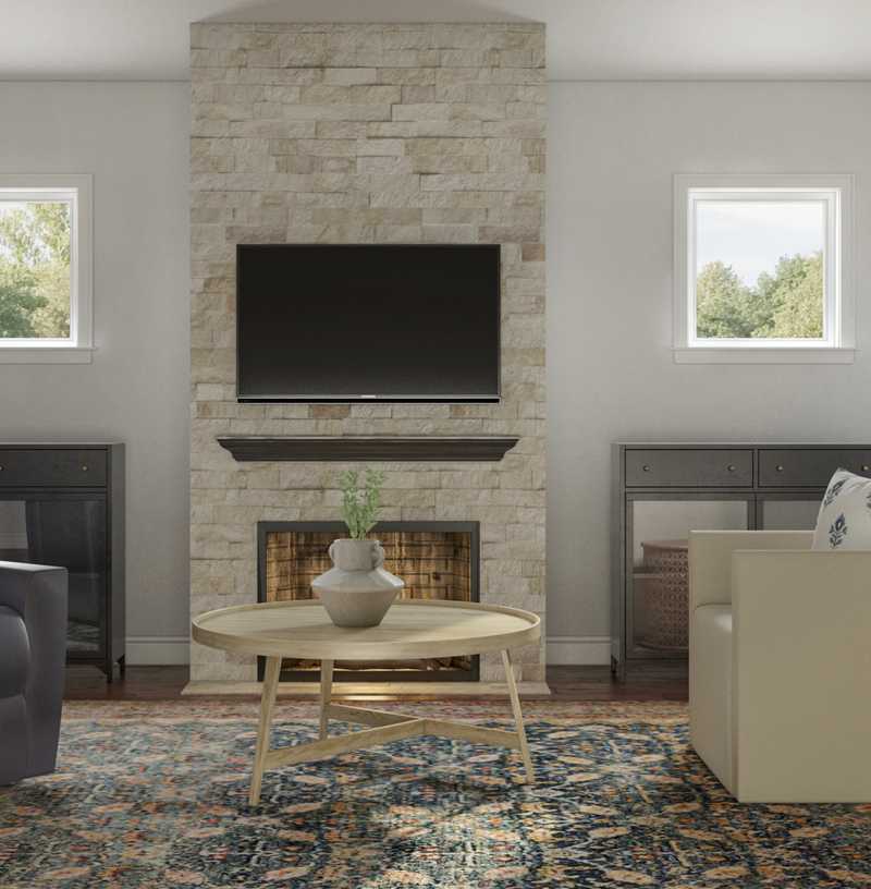 Classic Living Room Design by Havenly Interior Designer Laura