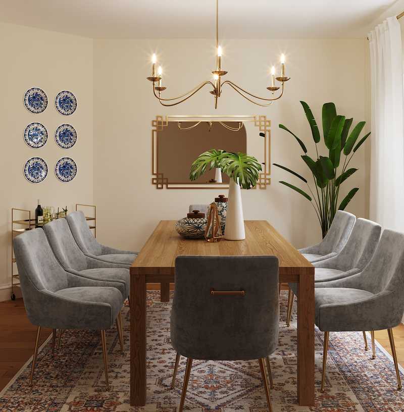 Modern, Transitional Dining Room Design by Havenly Interior Designer Shruti