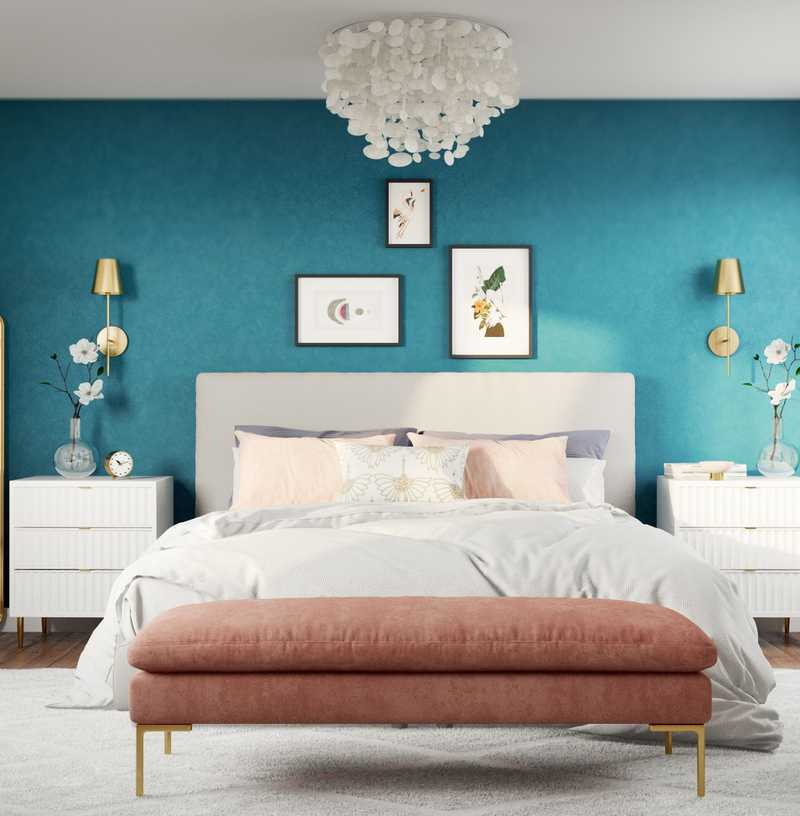 Modern, Glam, Midcentury Modern Nursery Design by Havenly Interior Designer Leah