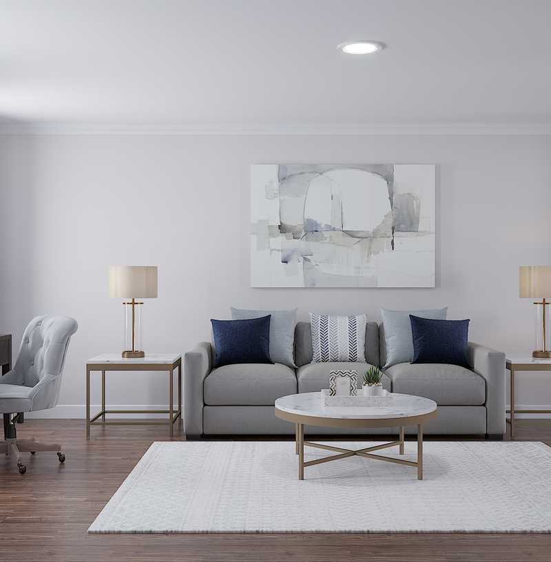 Modern, Classic, Transitional Living Room Design by Havenly Interior Designer Hayley
