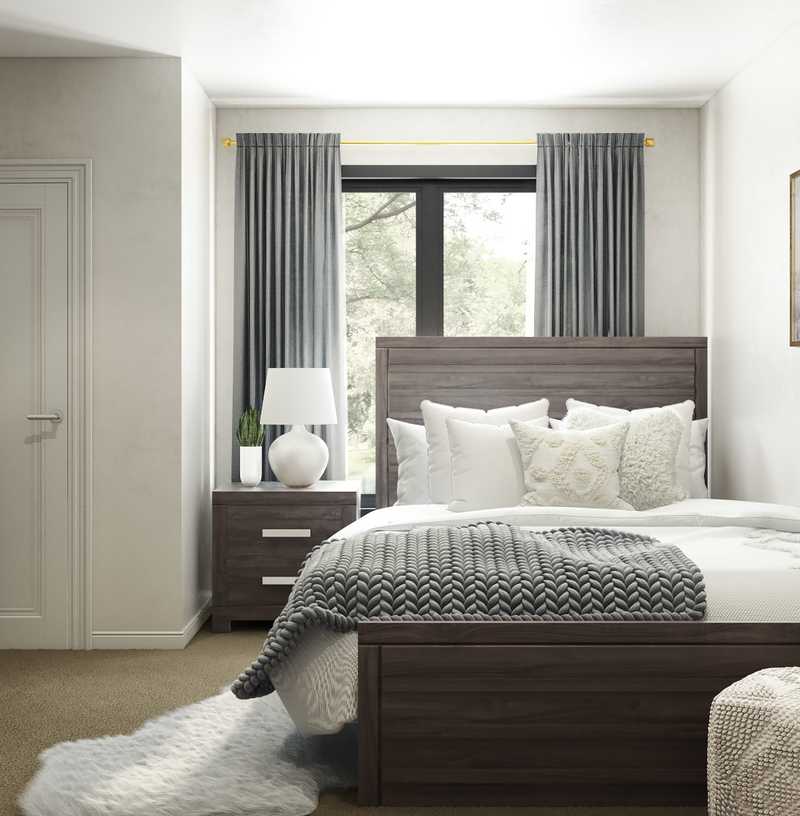 Bohemian, Rustic Bedroom Design by Havenly Interior Designer Amanda