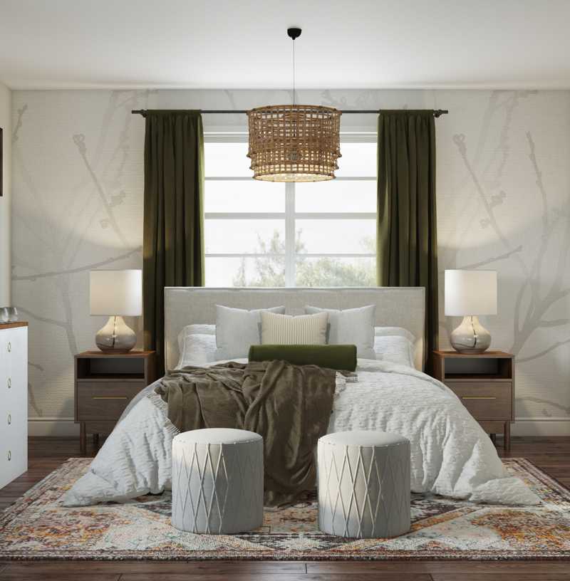 Modern, Bohemian, Midcentury Modern, Scandinavian Bedroom Design by Havenly Interior Designer Taylor