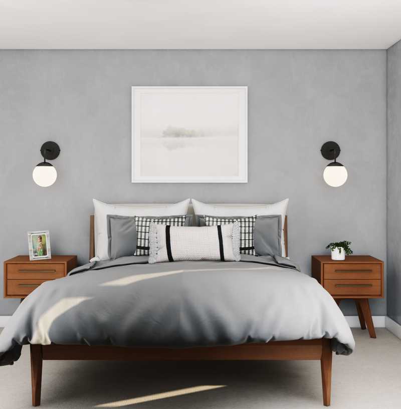 Contemporary Bedroom Design by Havenly Interior Designer Kelly