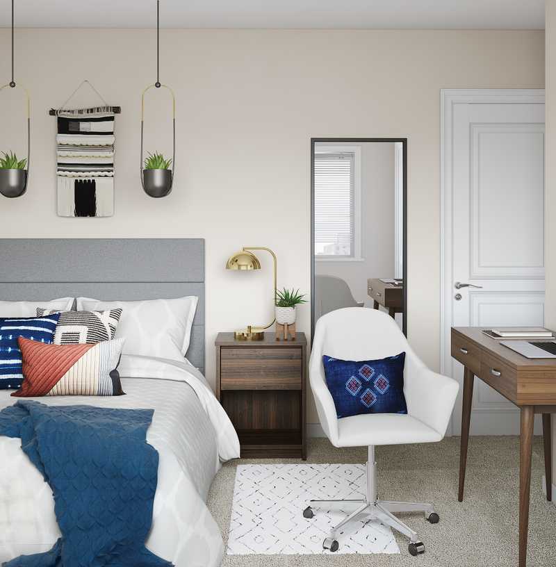Bohemian Bedroom Design by Havenly Interior Designer Fendy