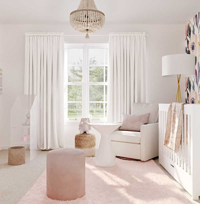 Modern, Glam Nursery Design by Havenly Interior Designer Sarah