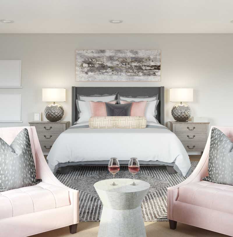 Modern, Glam Bedroom Design by Havenly Interior Designer Dani