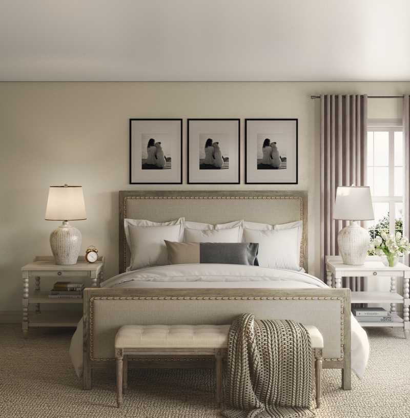 Classic, Farmhouse Bedroom Design by Havenly Interior Designer Libby