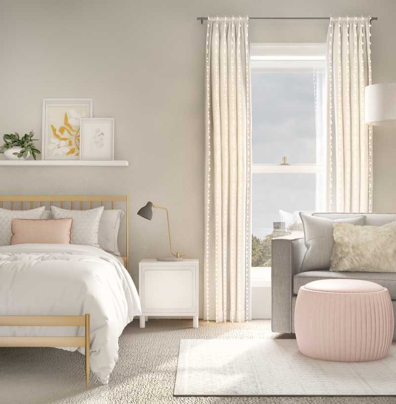 Eclectic, Bohemian, Scandinavian Bedroom Design by Havenly Interior Designer Valerie