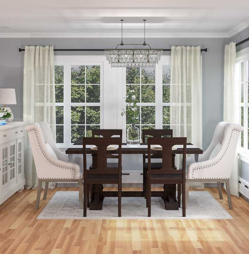 Contemporary, Classic Dining Room Design by Havenly Interior Designer Kelsey