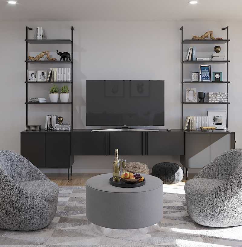Modern, Scandinavian Living Room Design by Havenly Interior Designer Stacy