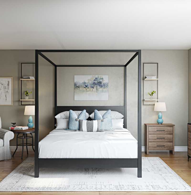 Farmhouse Bedroom Design by Havenly Interior Designer Roxy