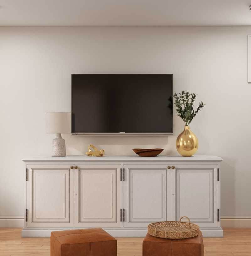 Modern, Bohemian Living Room Design by Havenly Interior Designer Janice