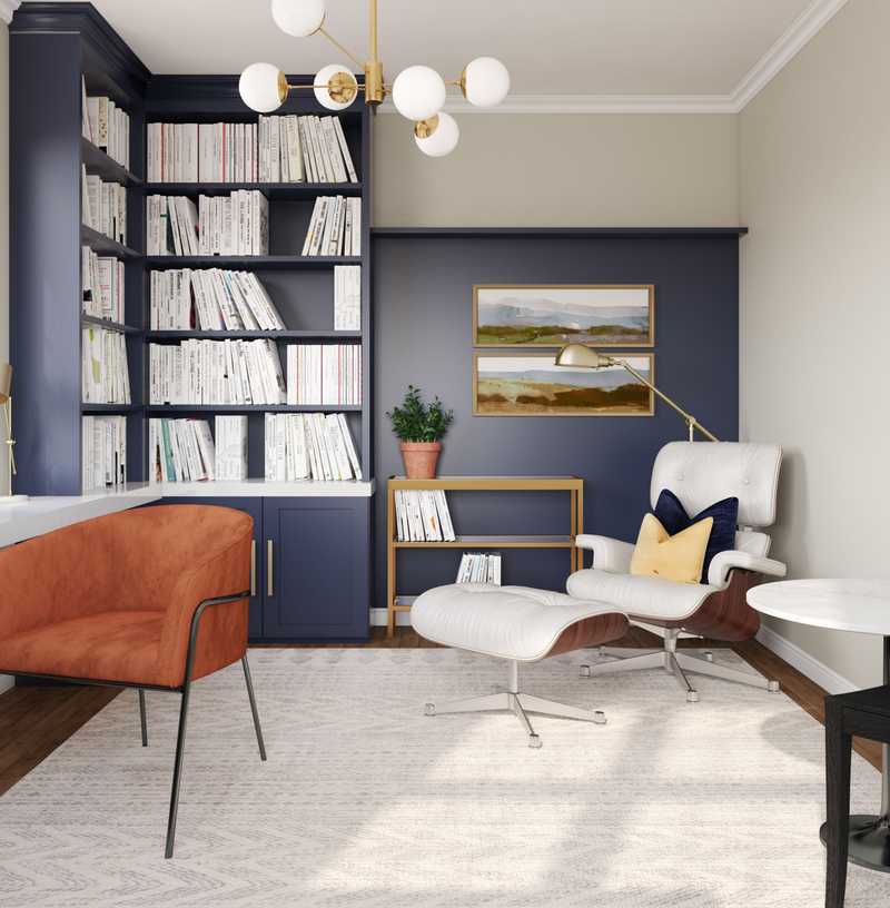 Transitional Office Design by Havenly Interior Designer Stacy