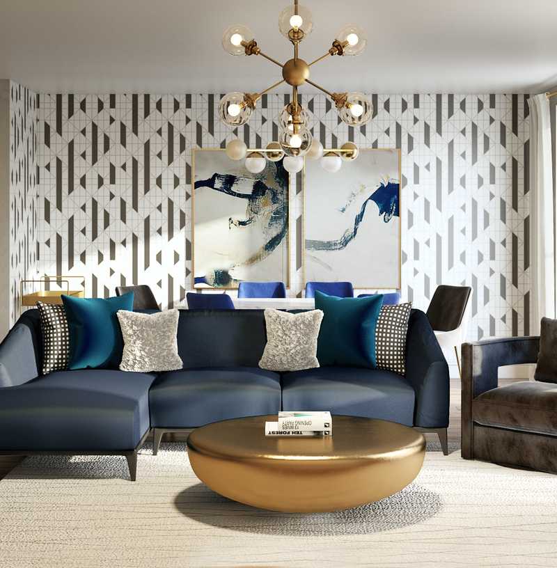 Eclectic Dining Room Design by Havenly Interior Designer Julio