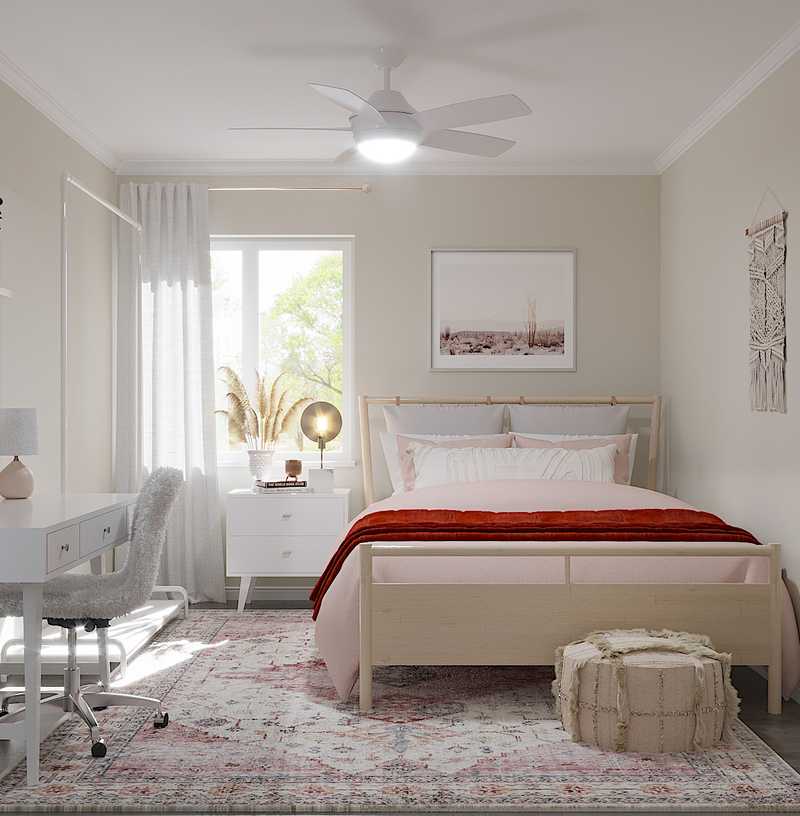 Eclectic, Bohemian Bedroom Design by Havenly Interior Designer Sarah