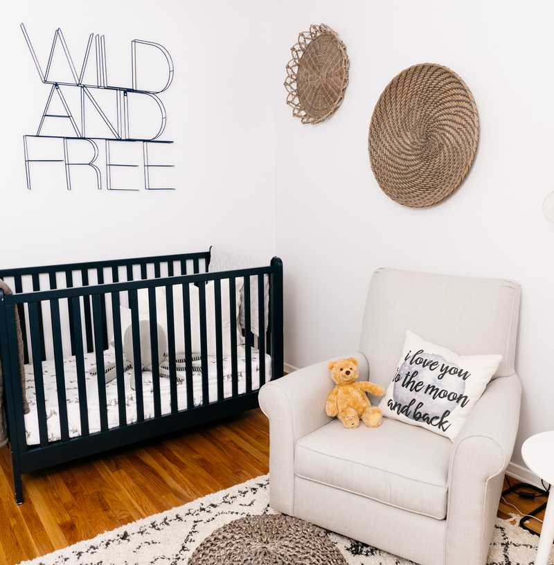 Eclectic, Bohemian Nursery Design by Havenly Interior Designer Sarah