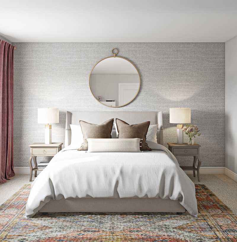 Eclectic, Bohemian Bedroom Design by Havenly Interior Designer Kelcy
