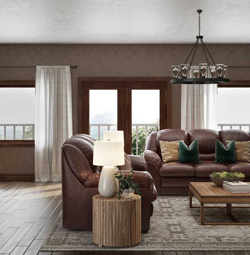 Modern, Farmhouse Living Room Design by Havenly Interior Designer Brooke
