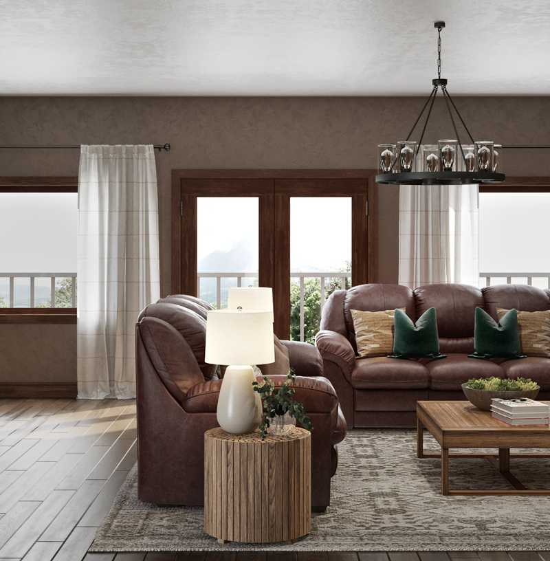 Modern, Farmhouse Living Room Design by Havenly Interior Designer Brooke