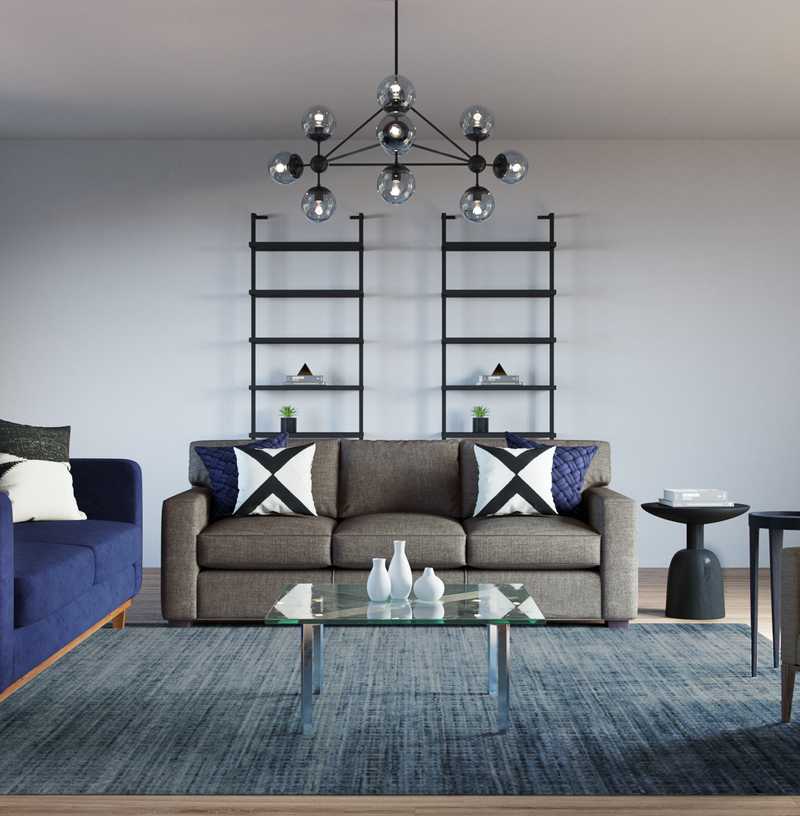 Modern, Minimal Living Room Design by Havenly Interior Designer Savannah