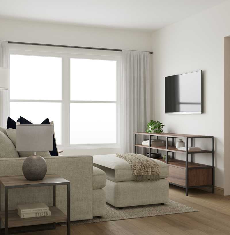 Contemporary, Minimal Living Room Design by Havenly Interior Designer Jodi