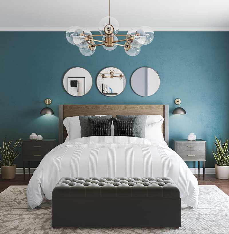 Eclectic, Bohemian Bedroom Design by Havenly Interior Designer Sofia