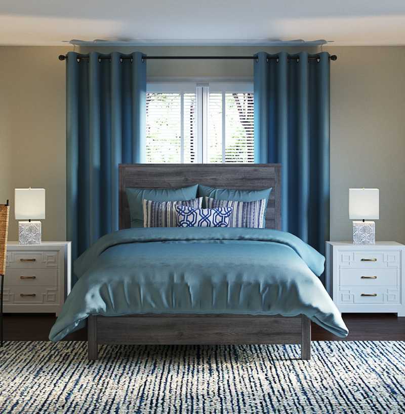 Classic, Coastal Bedroom Design by Havenly Interior Designer Ariel
