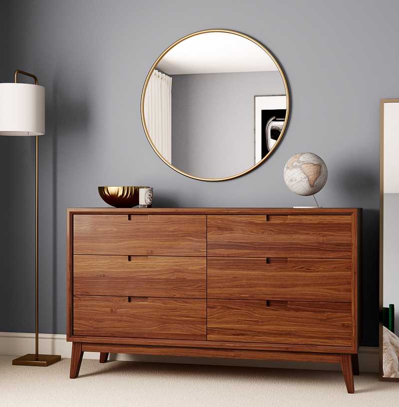 Modern, Midcentury Modern Bedroom Design by Havenly Interior Designer Jennifer