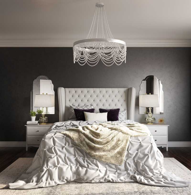 Classic, Glam, Farmhouse Bedroom Design by Havenly Interior Designer Carly