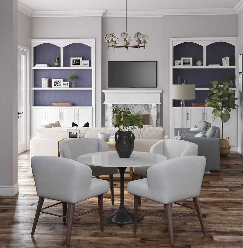 Contemporary, Modern Living Room Design by Havenly Interior Designer Katie