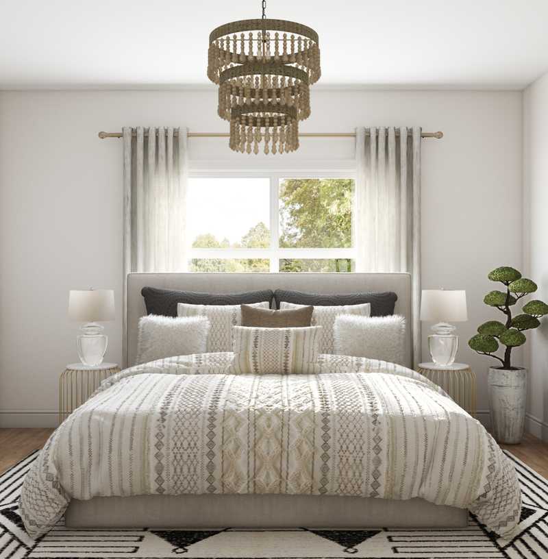 Eclectic, Bohemian Bedroom Design by Havenly Interior Designer Megan