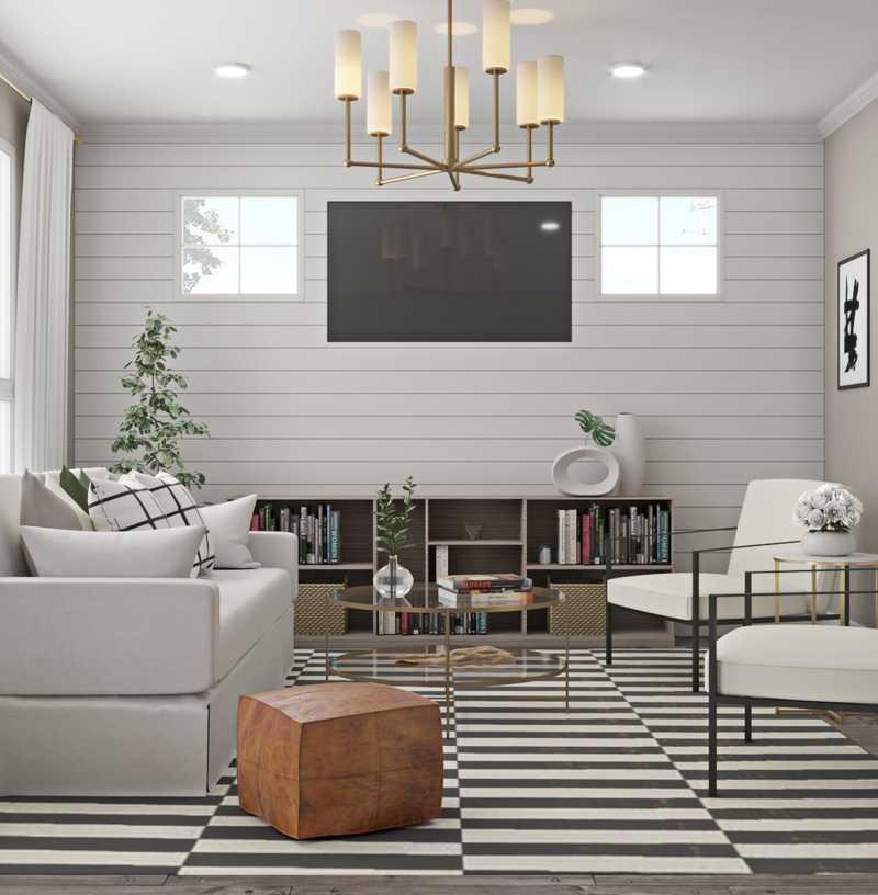 Modern, Classic, Transitional Living Room Design by Havenly Interior Designer Jennifer