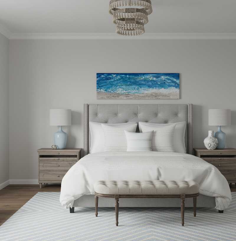 Classic, Coastal Bedroom Design by Havenly Interior Designer Laura