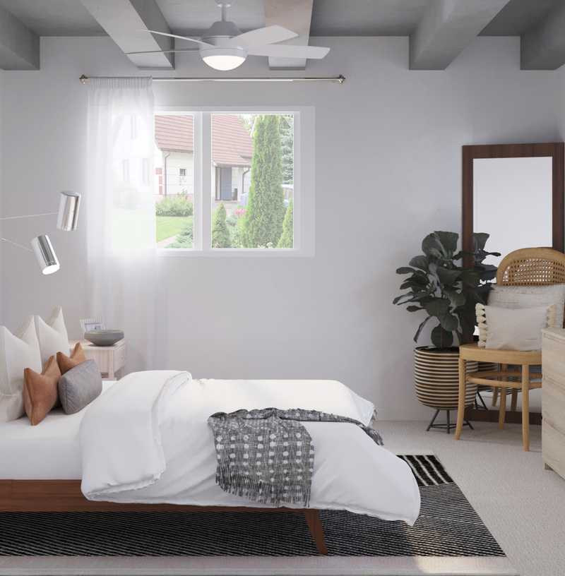 Modern, Bohemian, Midcentury Modern, Minimal Bedroom Design by Havenly Interior Designer Vivian