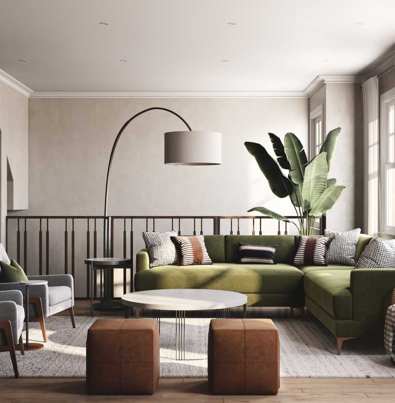 Contemporary, Scandinavian Living Room Design by Havenly Interior Designer Anny