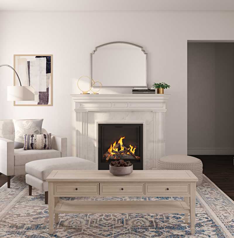 Modern, Classic, Transitional Living Room Design by Havenly Interior Designer Aleena