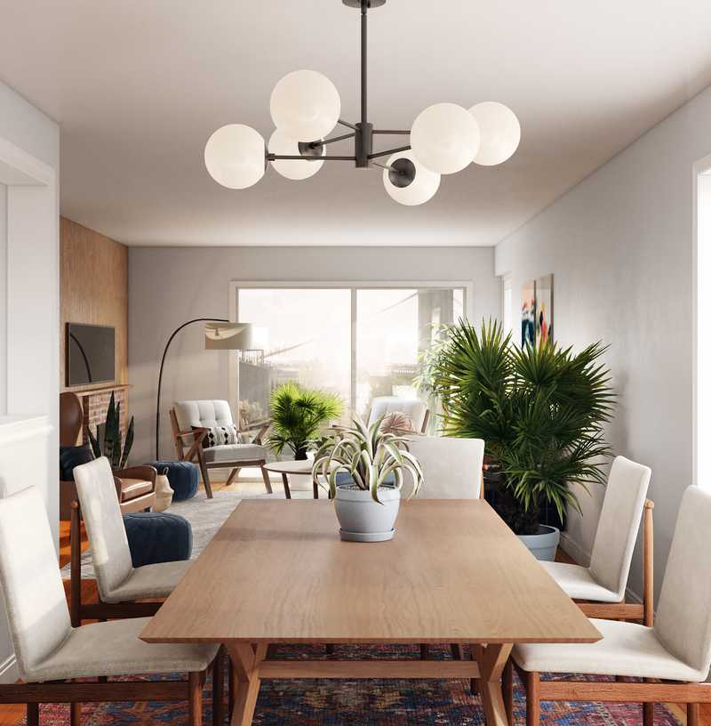 Midcentury Modern Dining Room Design by Havenly Interior Designer Sydney