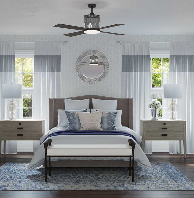 Contemporary, Transitional Bedroom Design by Havenly Interior Designer Fendy