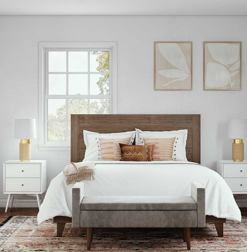 Bohemian Bedroom Design by Havenly Interior Designer Shauna