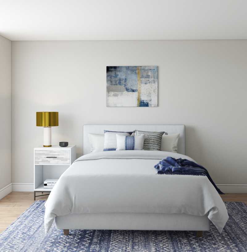 Modern, Bohemian, Coastal Bedroom Design by Havenly Interior Designer Keri