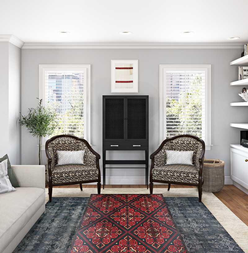 Classic, Coastal Living Room Design by Havenly Interior Designer Leah