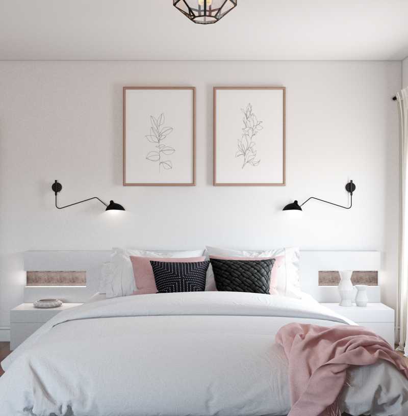 Modern, Midcentury Modern, Scandinavian Bedroom Design by Havenly Interior Designer Waleska