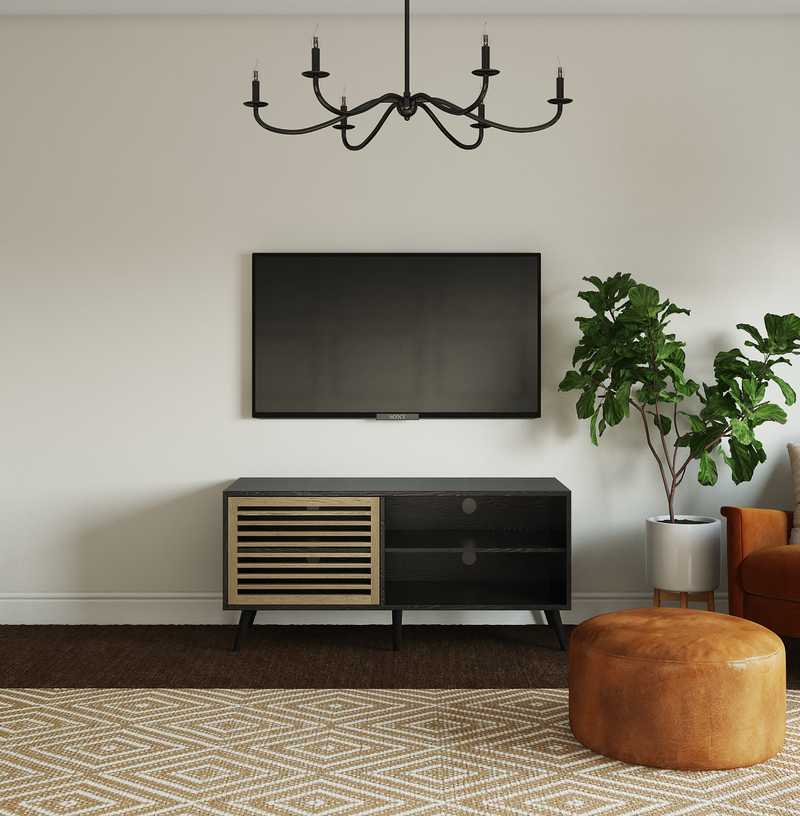 Transitional, Midcentury Modern Bedroom Design by Havenly Interior Designer Aishwarya
