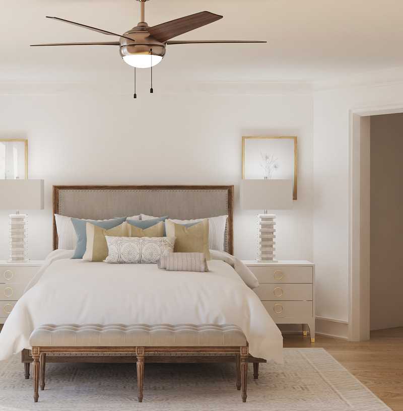 Classic, Coastal Bedroom Design by Havenly Interior Designer Tracie