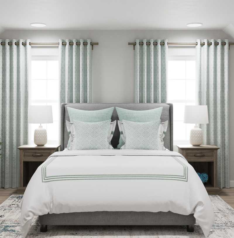 Classic, Coastal, Transitional Bedroom Design by Havenly Interior Designer Lisa