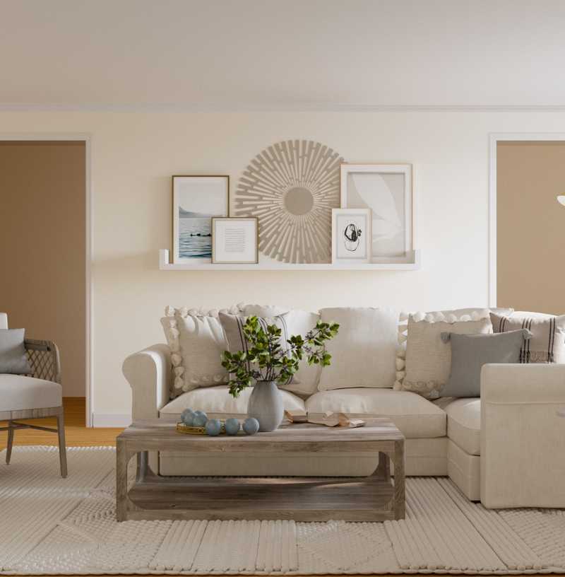 Classic, Coastal Living Room Design by Havenly Interior Designer Sarah
