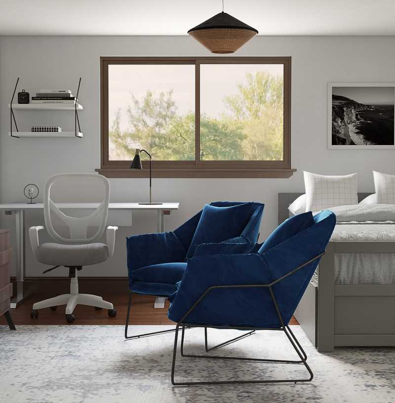 Modern, Scandinavian Bedroom Design by Havenly Interior Designer Paige