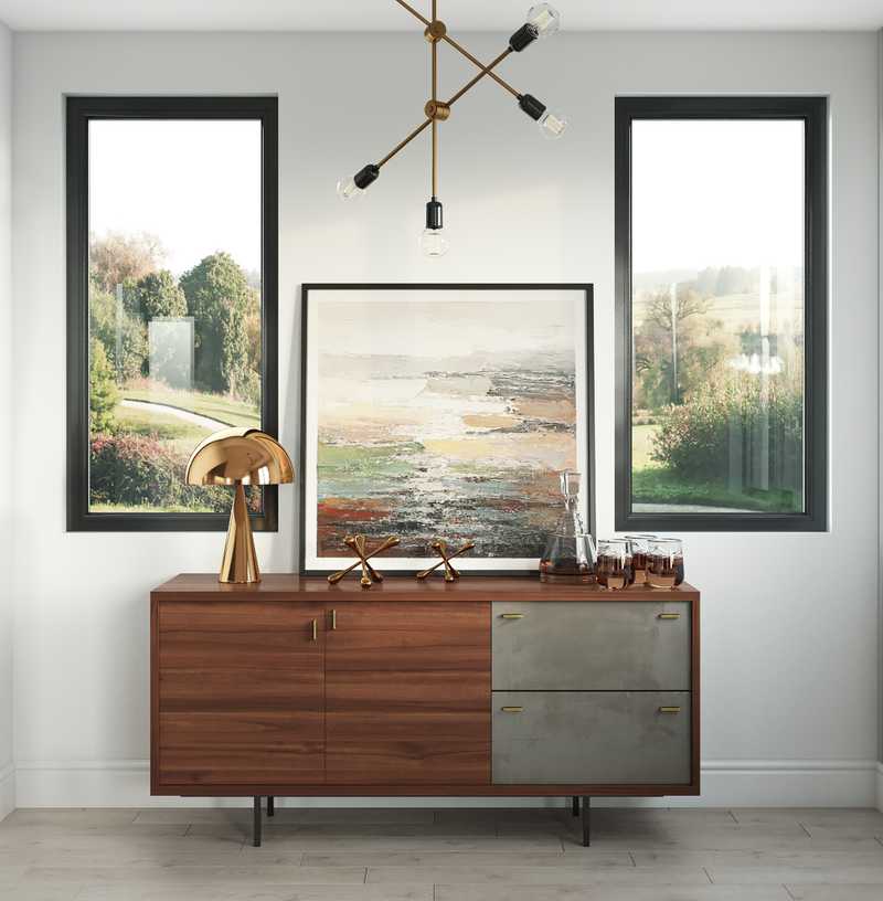 Eclectic, Midcentury Modern, Scandinavian Living Room Design by Havenly Interior Designer Cassidy